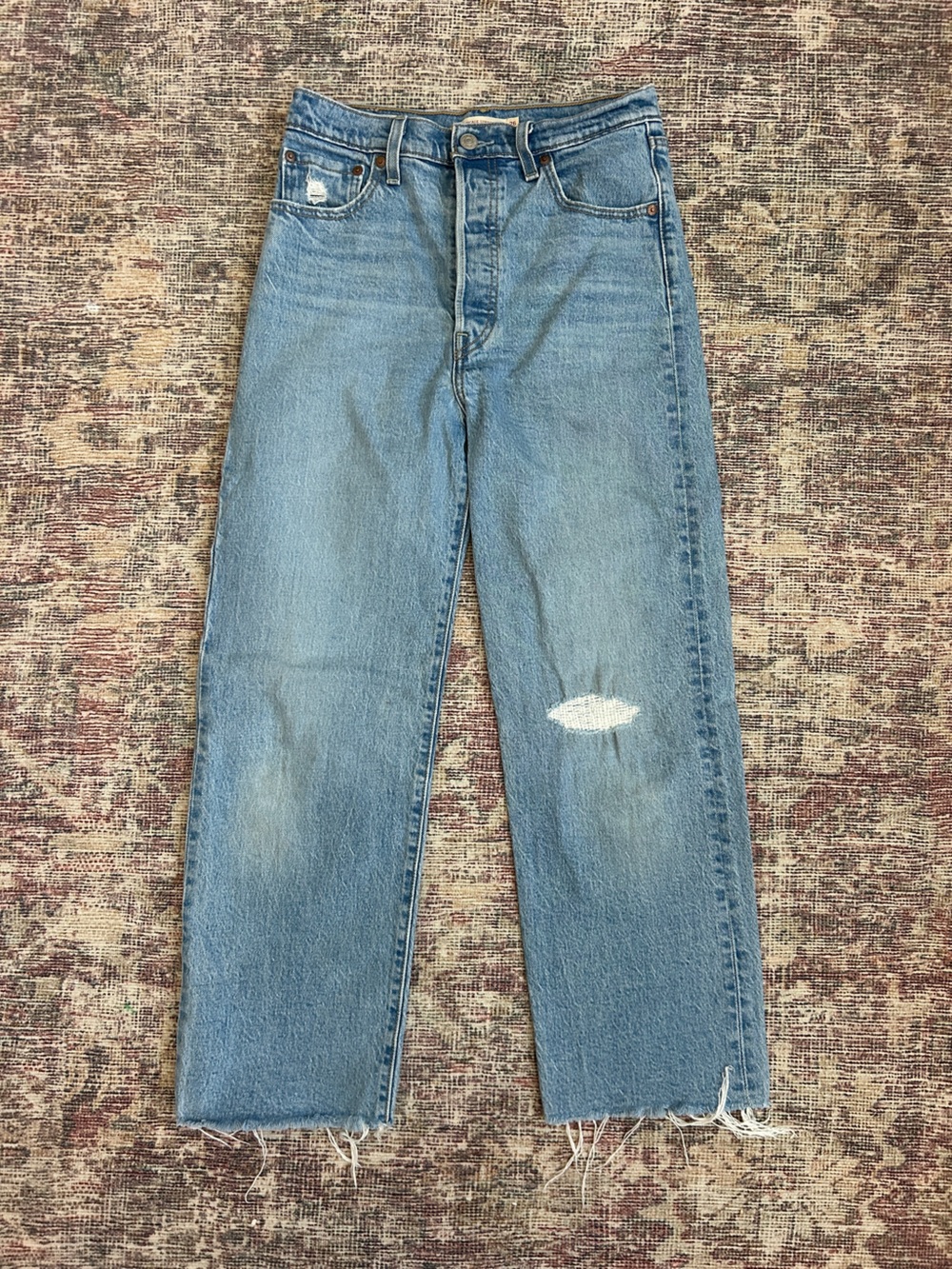Light Blue Women’s Straight Jeans